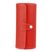 Etui à montre de voyage en similicuir rouge 3 emplacements Limenia™