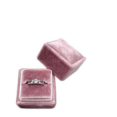 Boite à bijoux en velours rose Limenia™